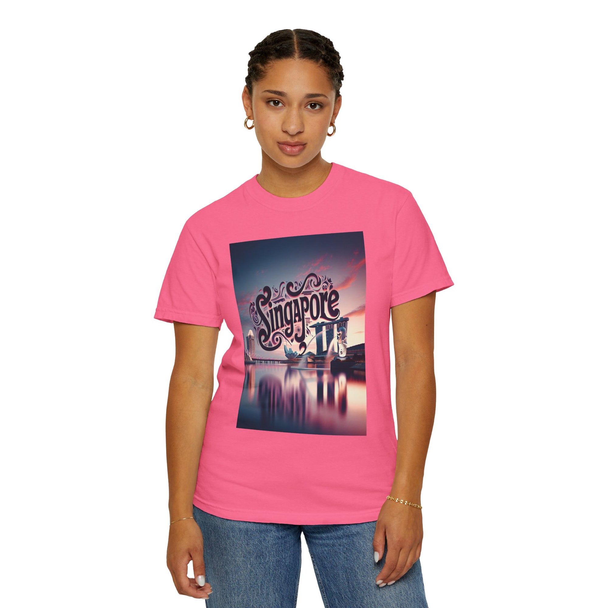 Unisex Singapore Printed T-shirt