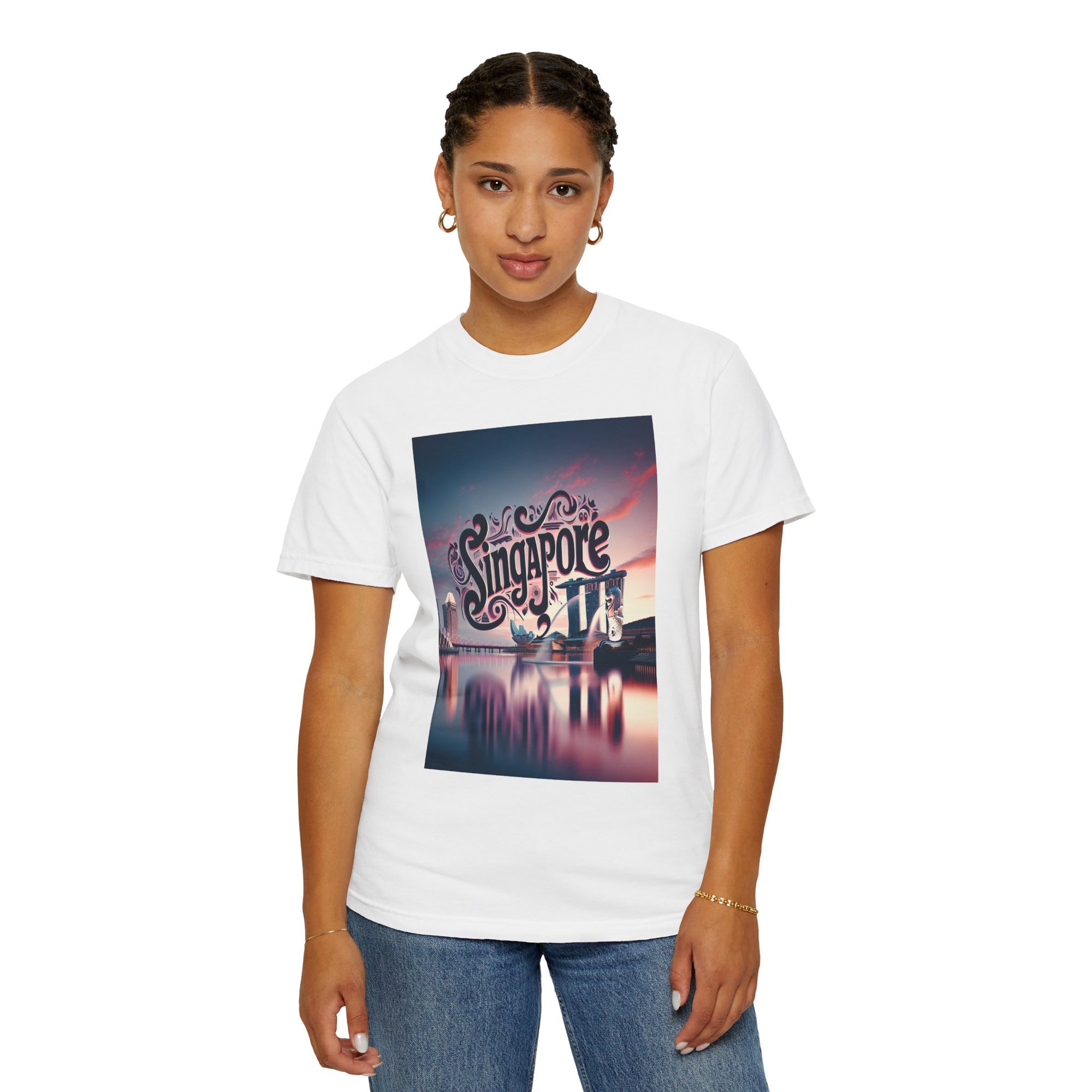 Unisex Singapore Printed T-shirt