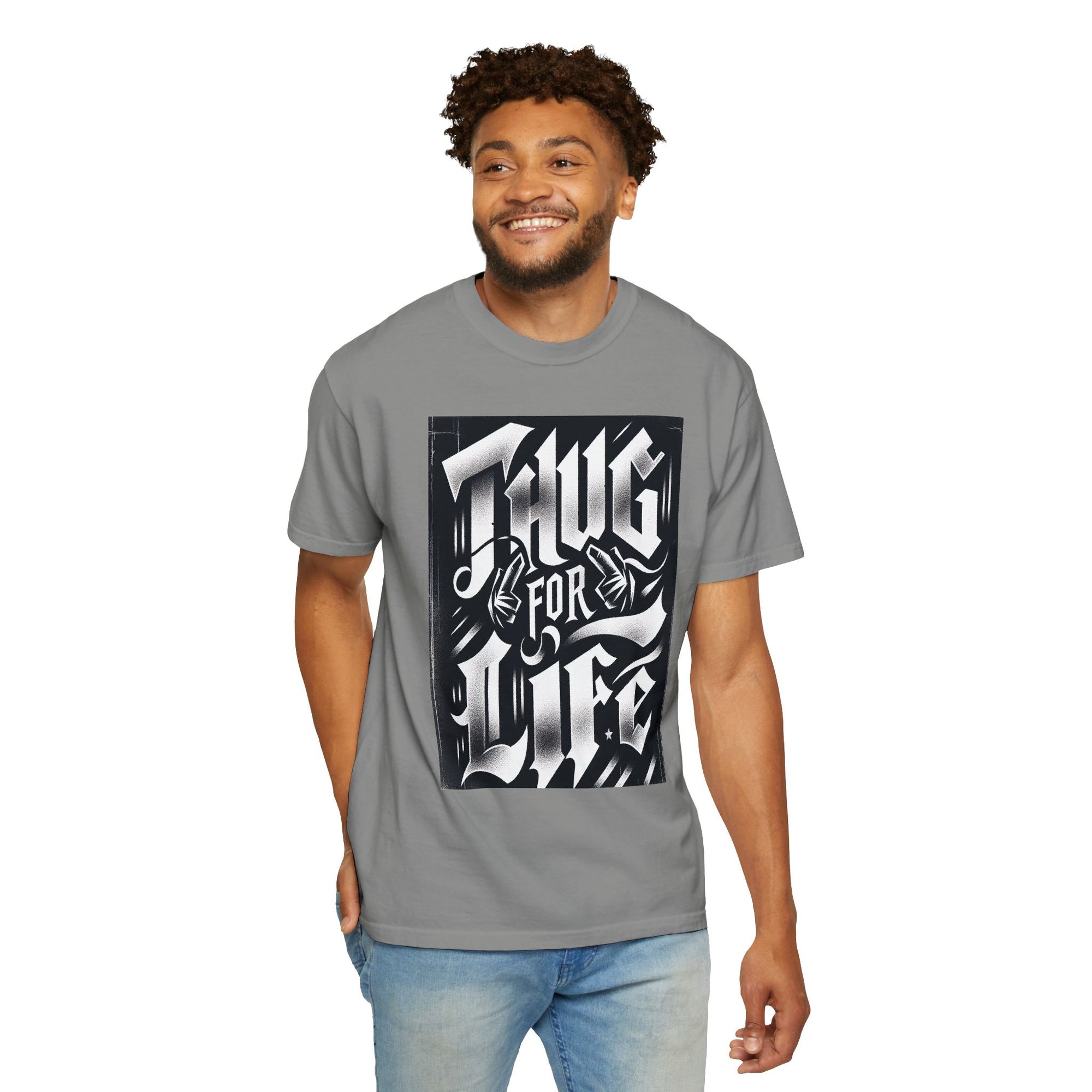 Unisex Garment-Dyed Thug for Life T-shirt
