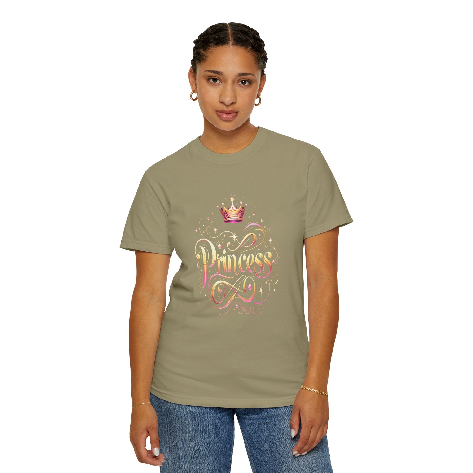 Unisex Garment-Dyed Princess T-shirt