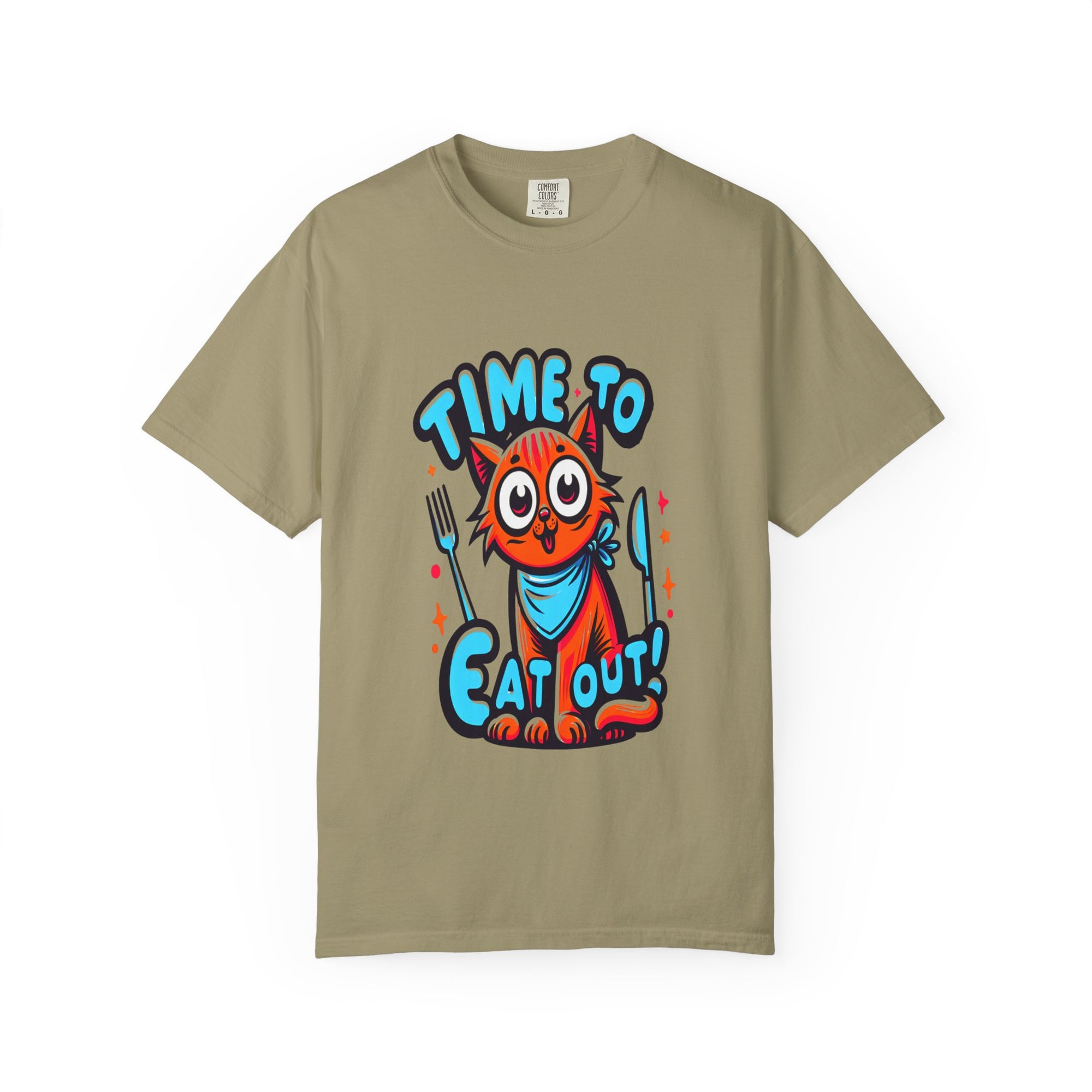 Unisex Time to Eat Out Graphic Printed T-shirt
