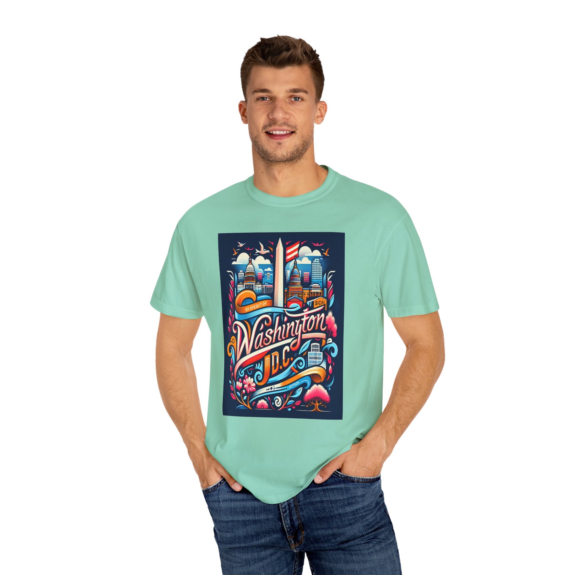 Unisex Washington Printed T-shirt