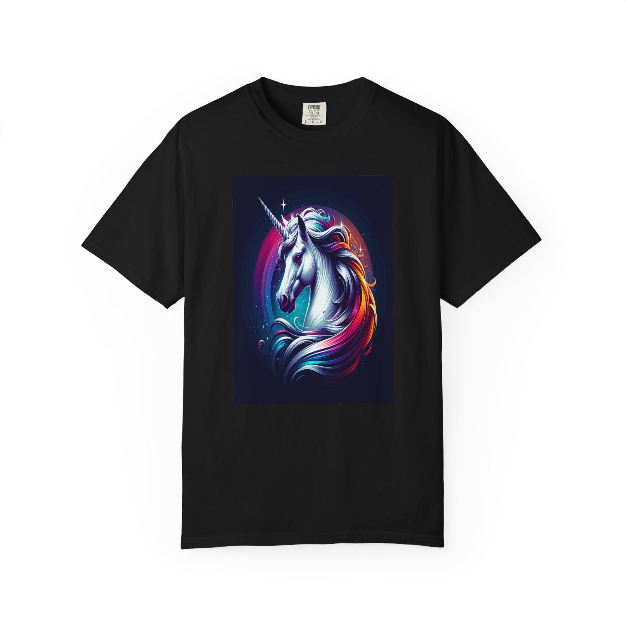 Unisex Unicorn Head Graphic Printed T-shirt