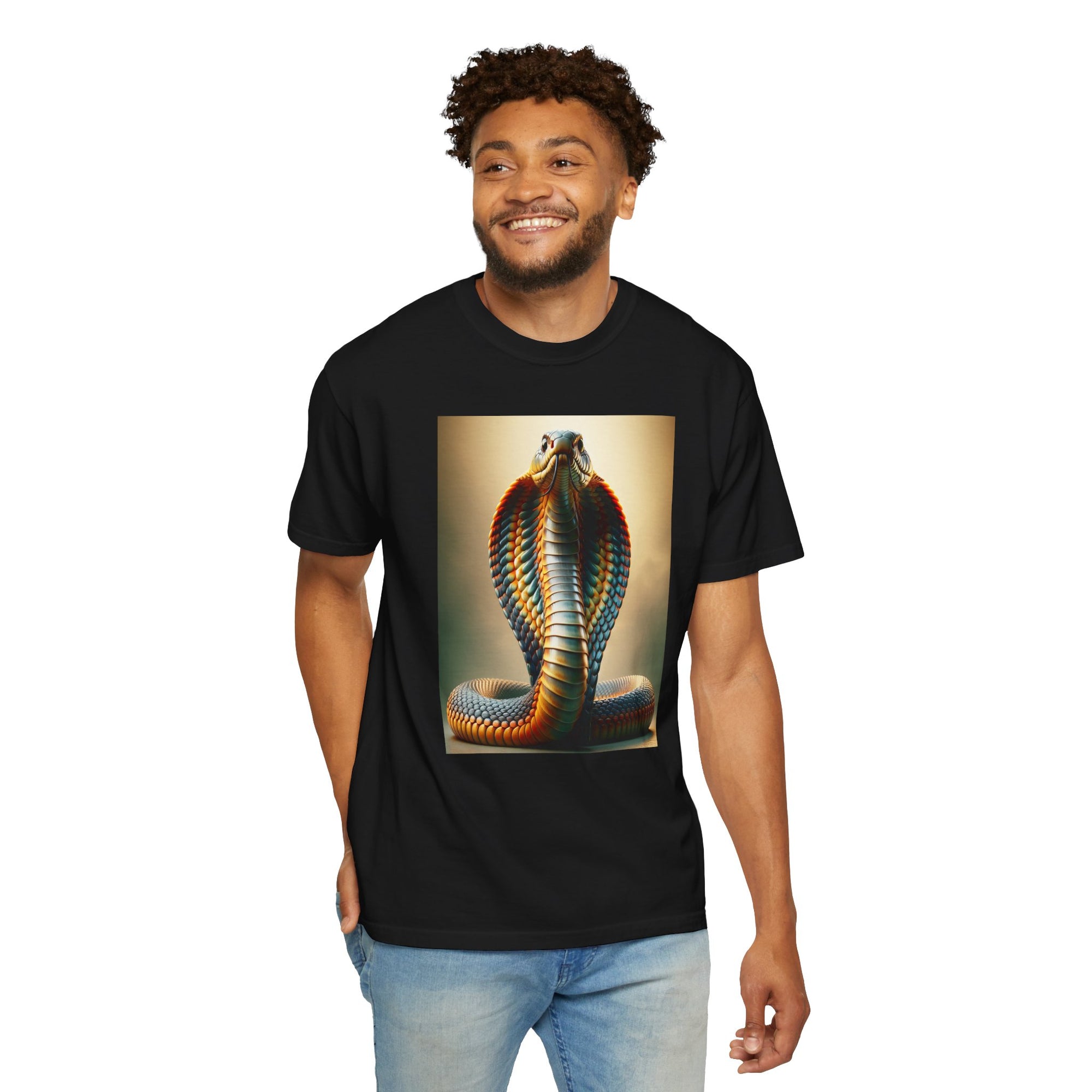 Unisex Cobra Graphic Printed T-shirt