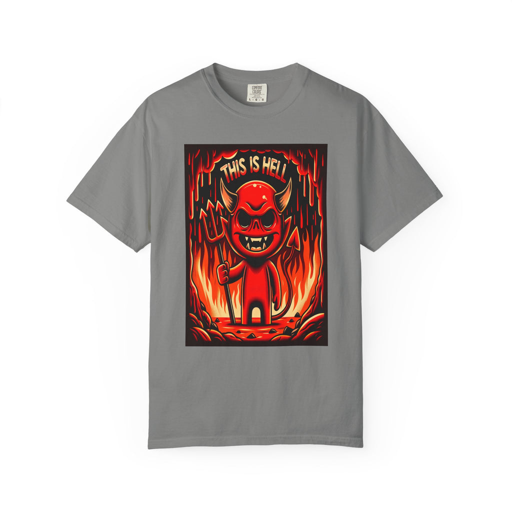 Unisex This is Hell Graphic Printed T-shirt