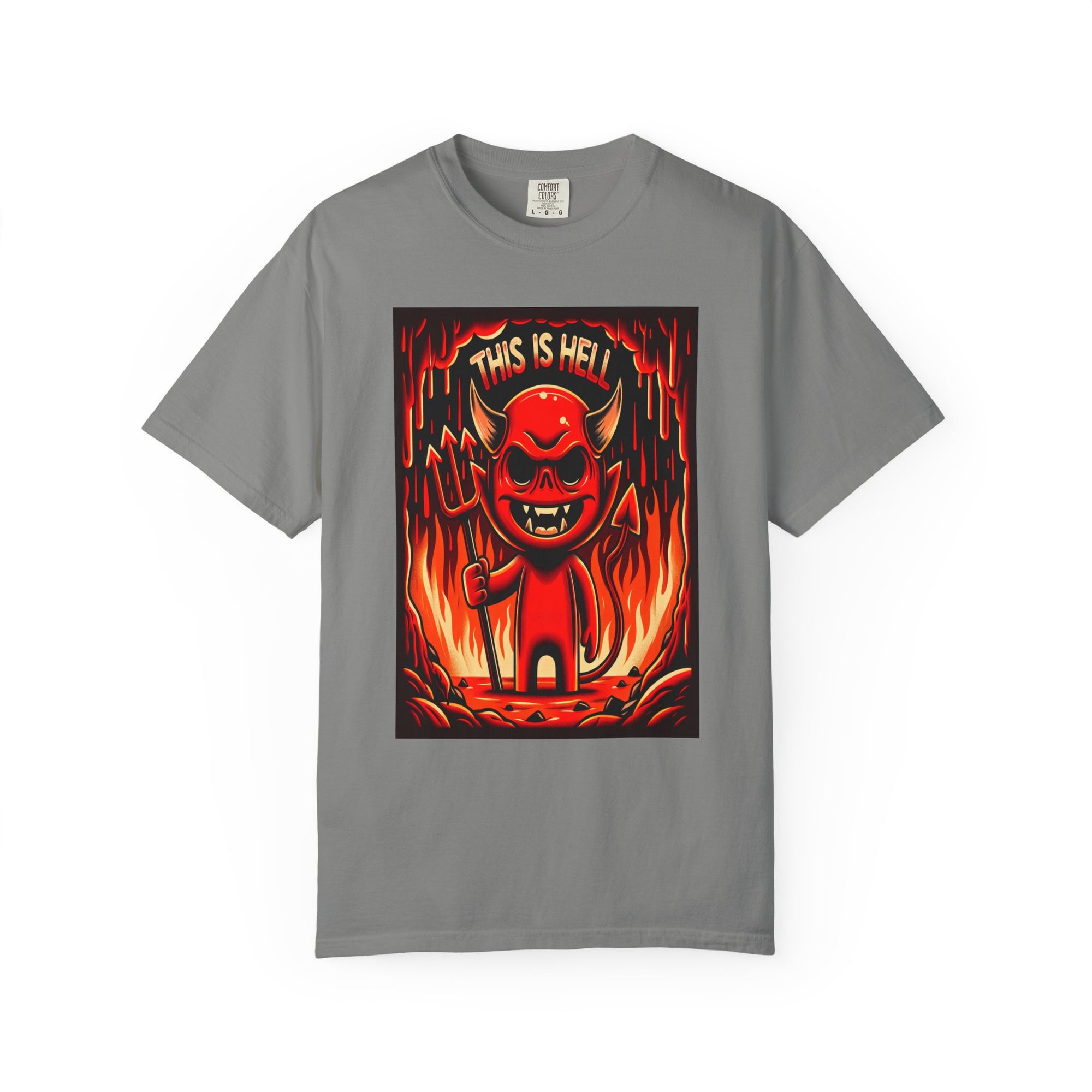 Unisex This is Hell Graphic Printed T-shirt