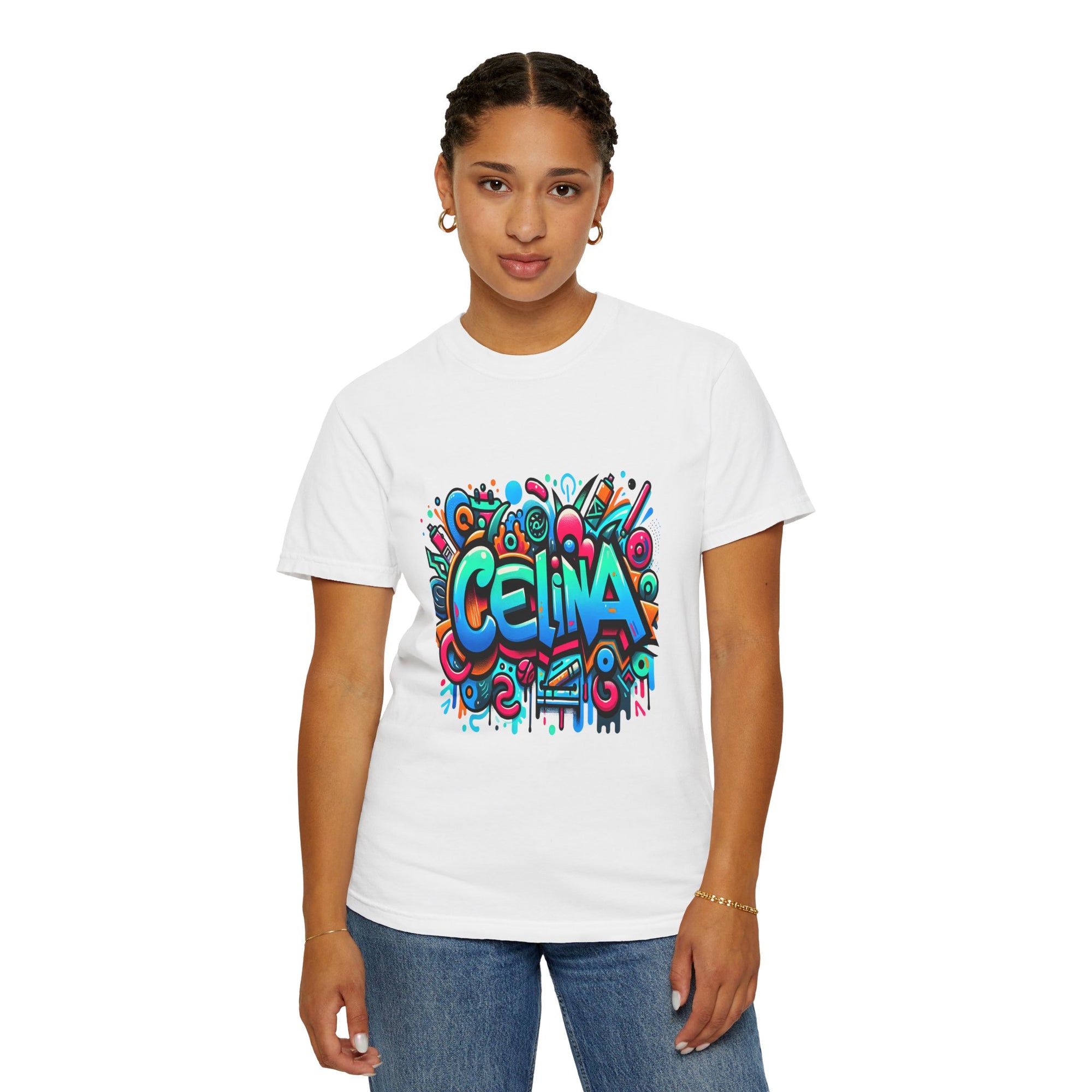 Unisex Name Celina Graphic Printed T-shirt