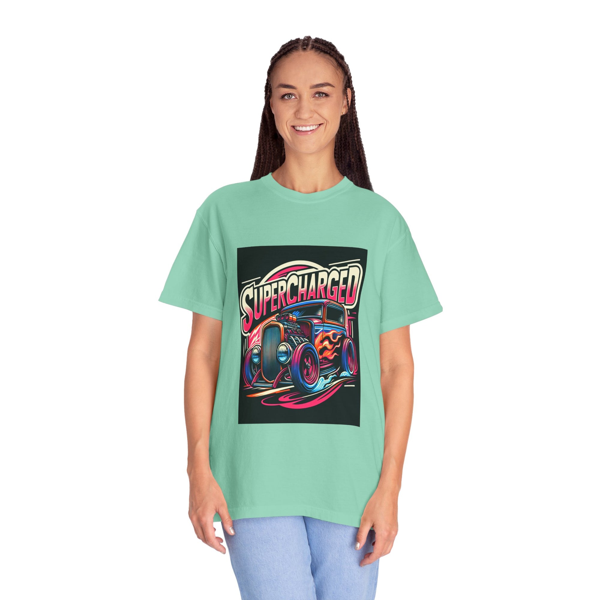 Unisex Supercharged Graphic Printed T-shirt