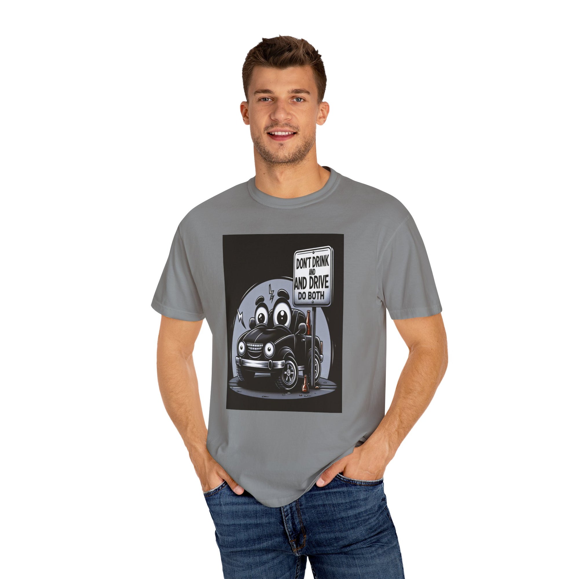 Unisex Drink and Drive Graphic Printed T-shirt