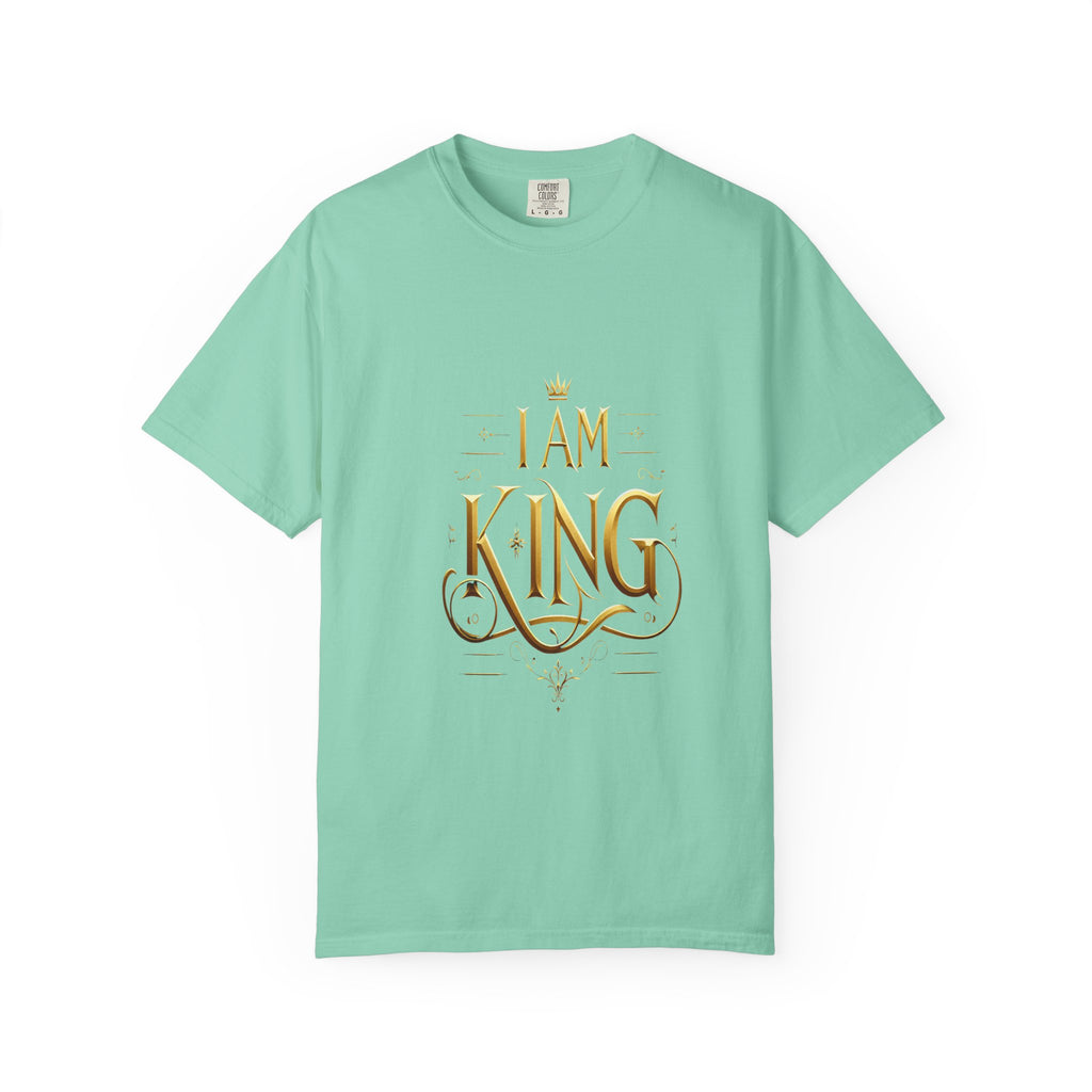Unisex Garment-Dyed I Am King T-shirt