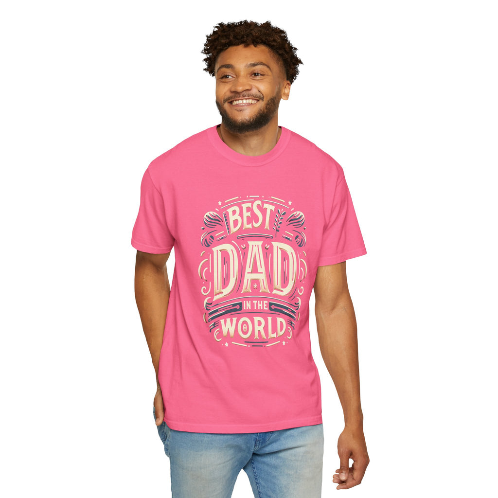 Unisex Garment-Dyed Best Dad T-shirt