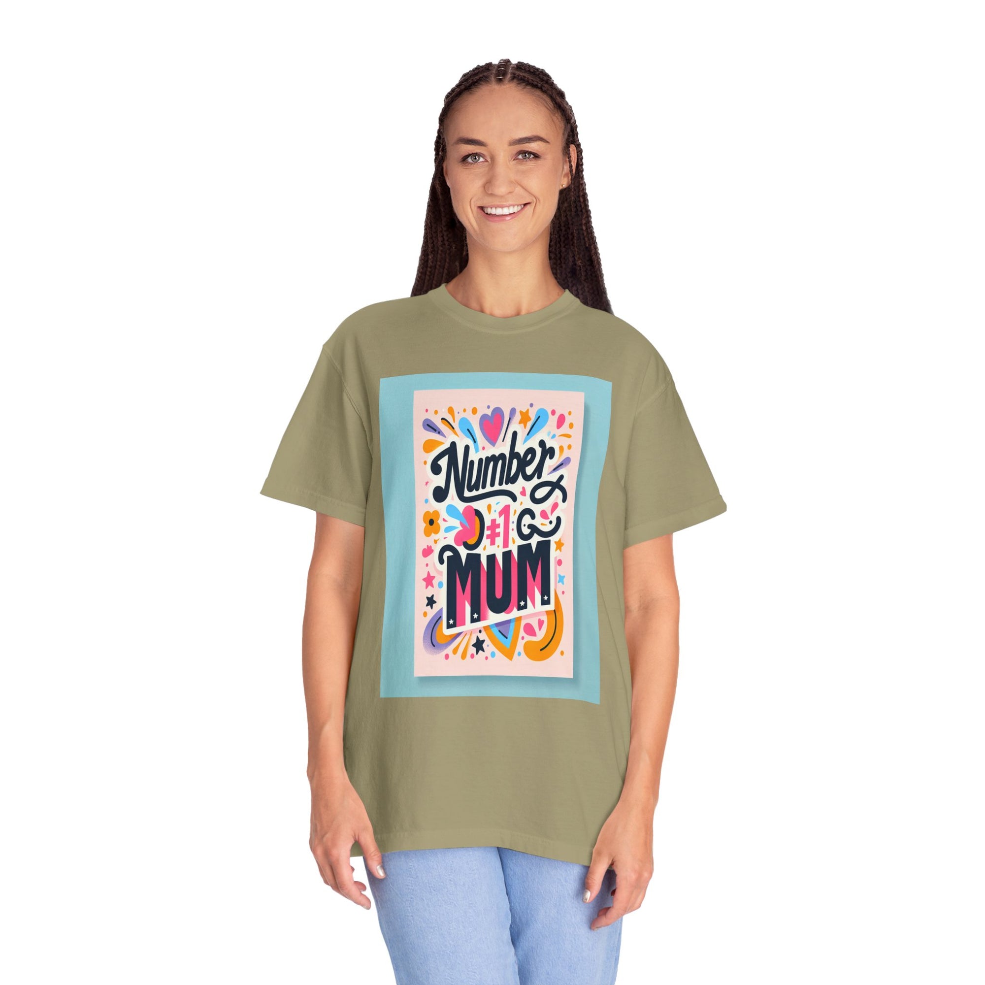 Unisex Garment-Dyed No.1 Mum T-shirt