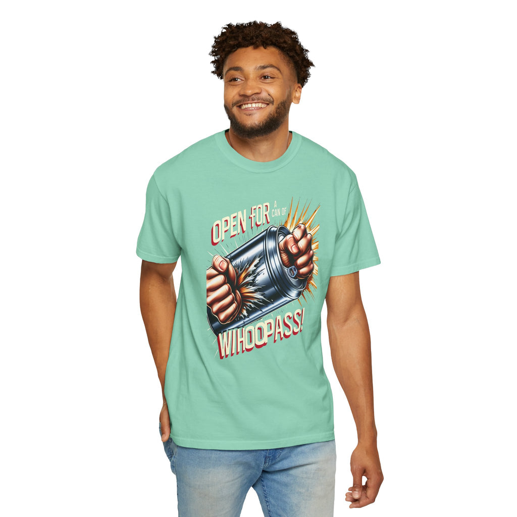 Unisex Can of Whoopass Graphic Printed T-shirt