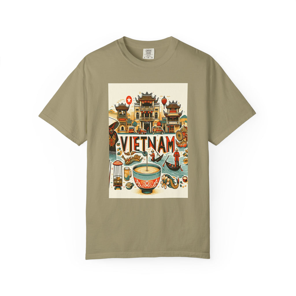 Unisex Vietnam Printed T-shirt