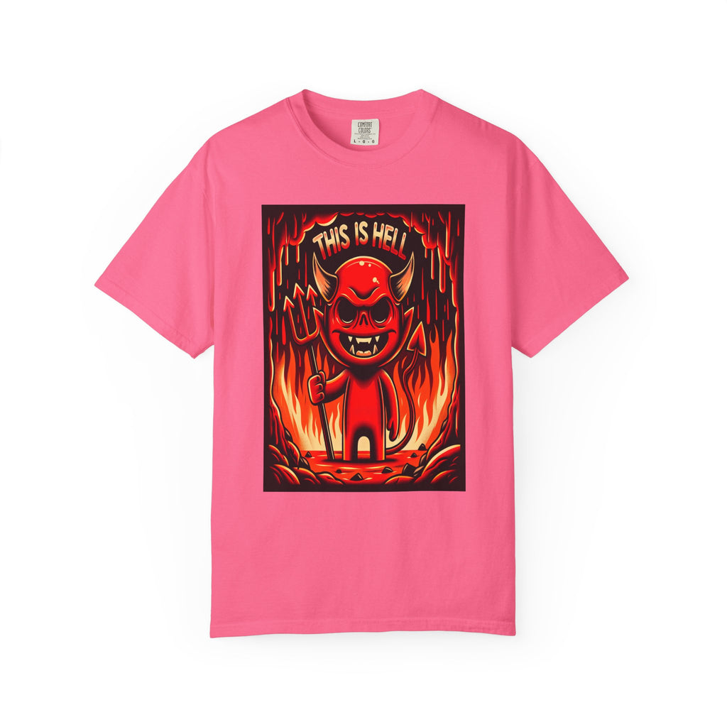 Unisex This is Hell Graphic Printed T-shirt