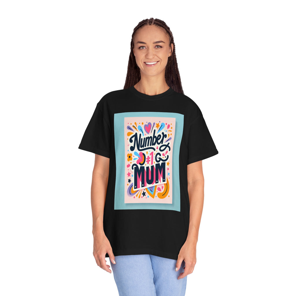 Unisex Garment-Dyed No.1 Mum T-shirt