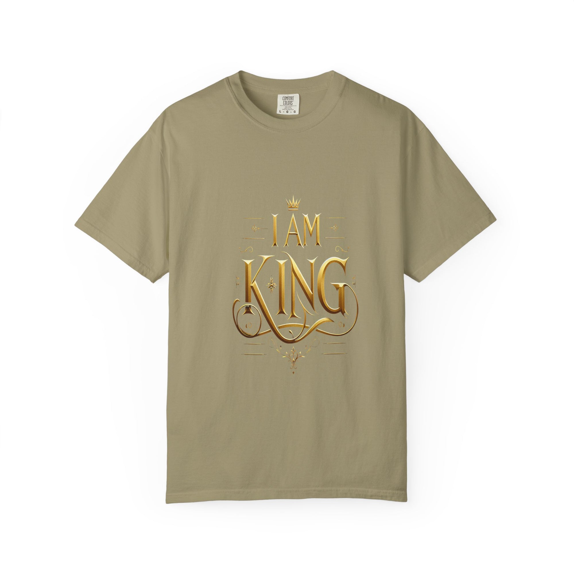 Unisex Garment-Dyed I Am King T-shirt