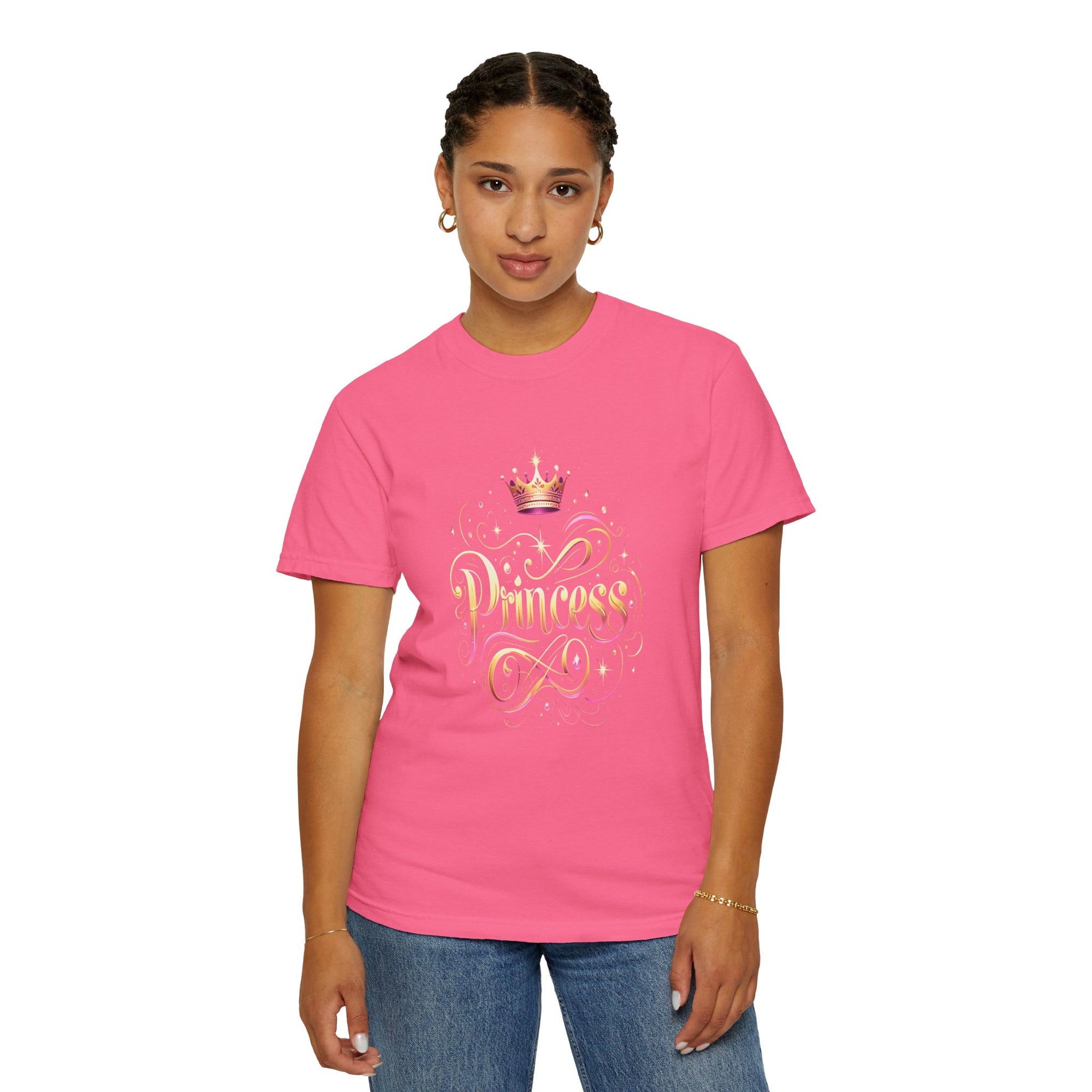 Unisex Garment-Dyed Princess T-shirt