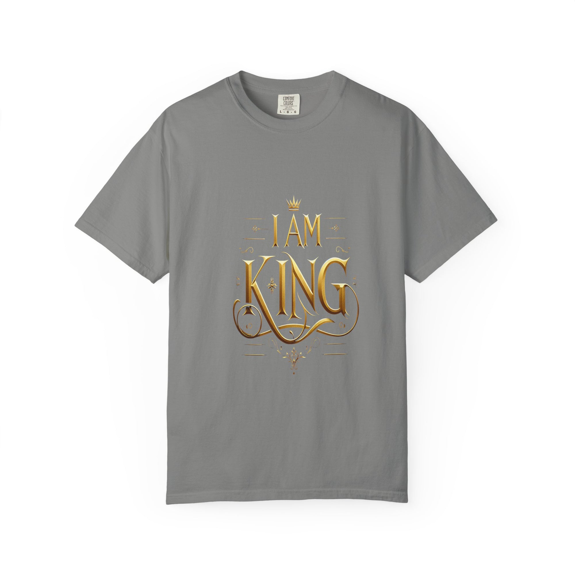 Unisex Garment-Dyed I Am King T-shirt