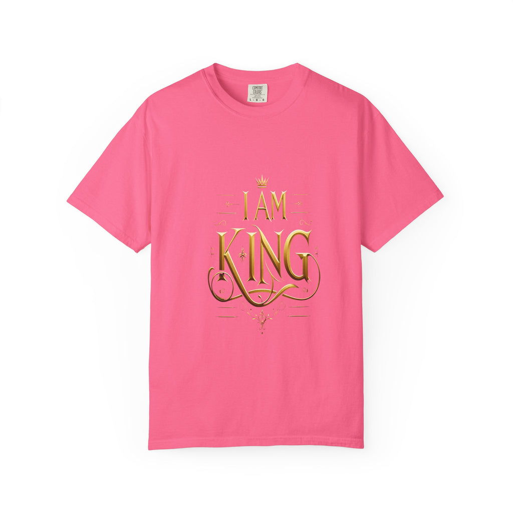 Unisex Garment-Dyed I Am King T-shirt