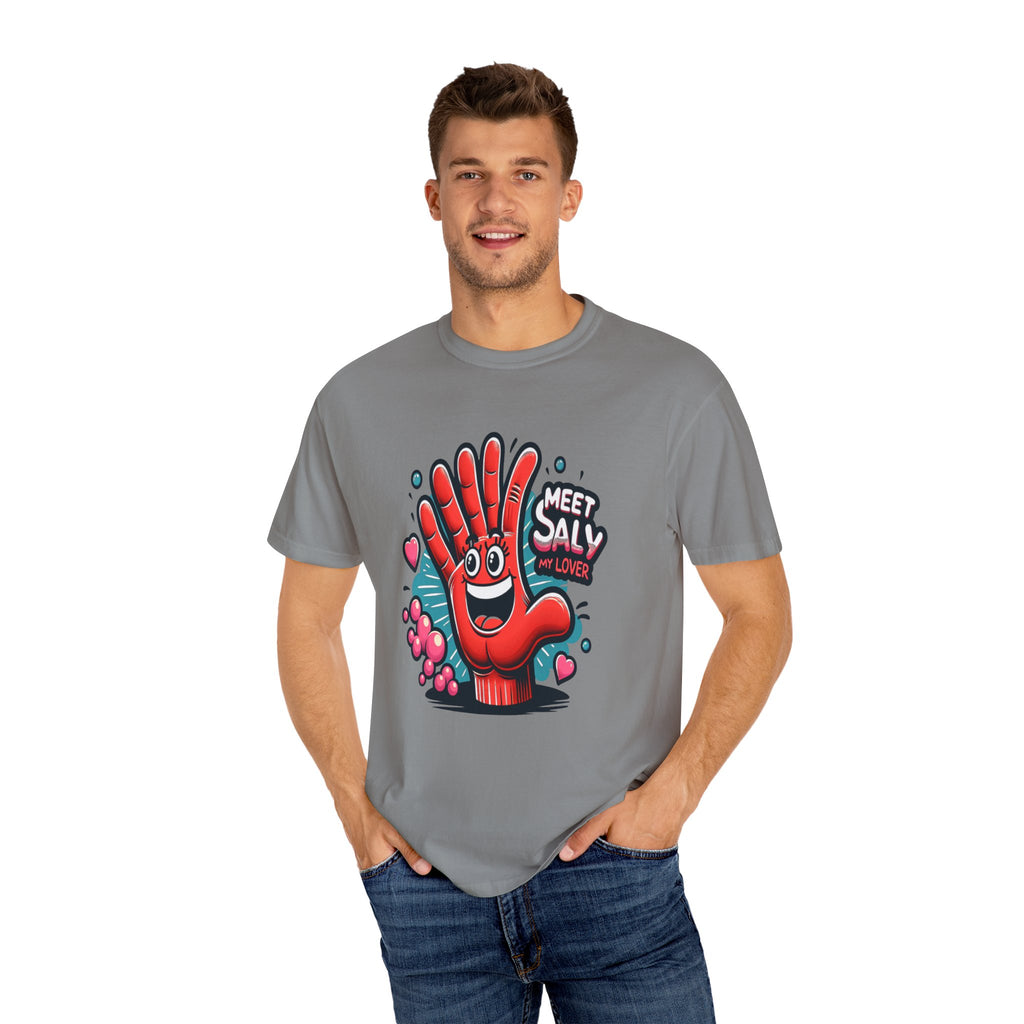 Unisex Funny Hand Graphic Printed T-shirt
