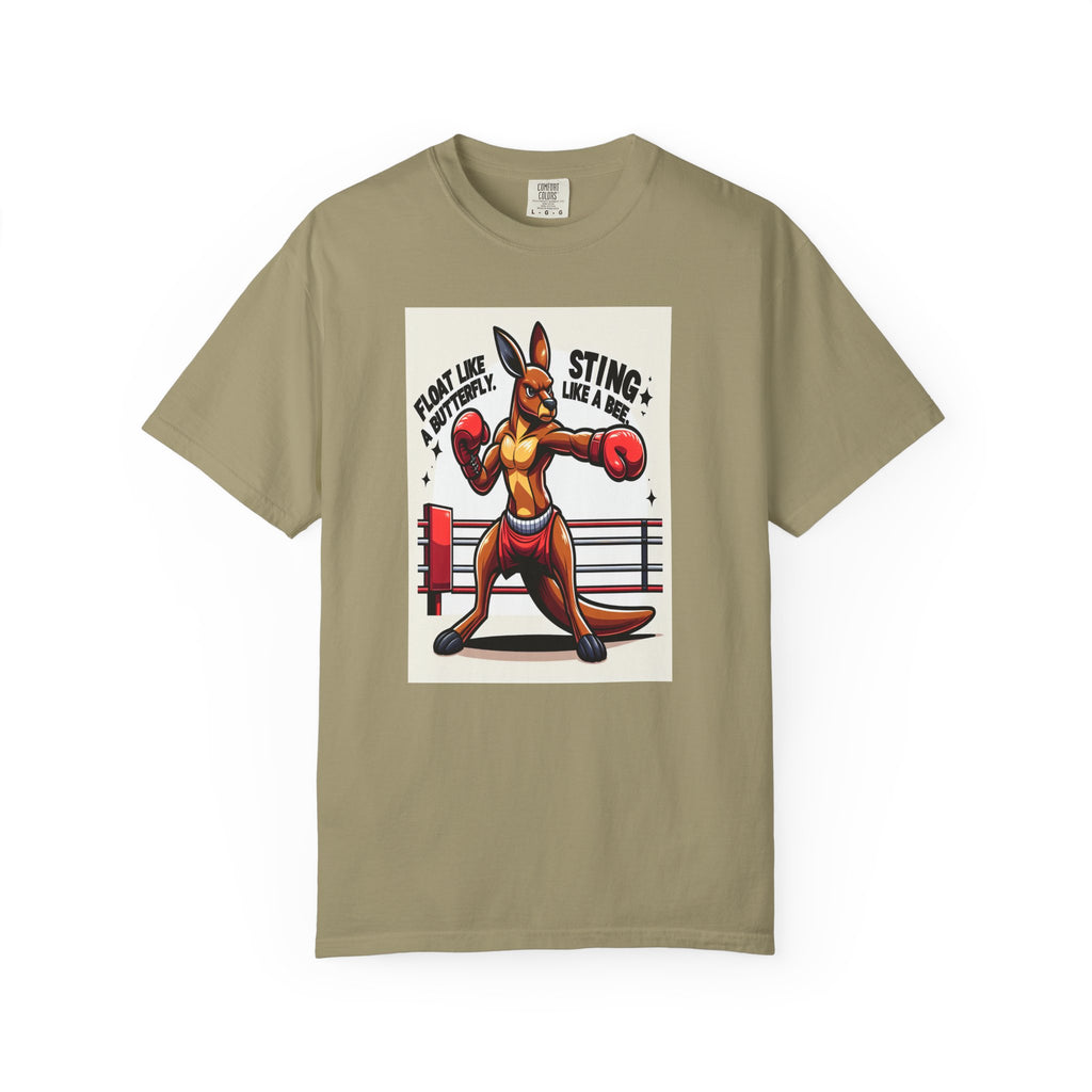Unisex Boxing Kangaroo Graphic Printed T-shirt