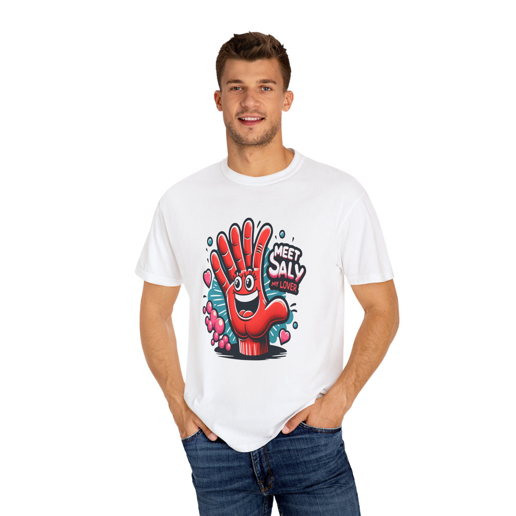 Unisex Funny Hand Graphic Printed T-shirt