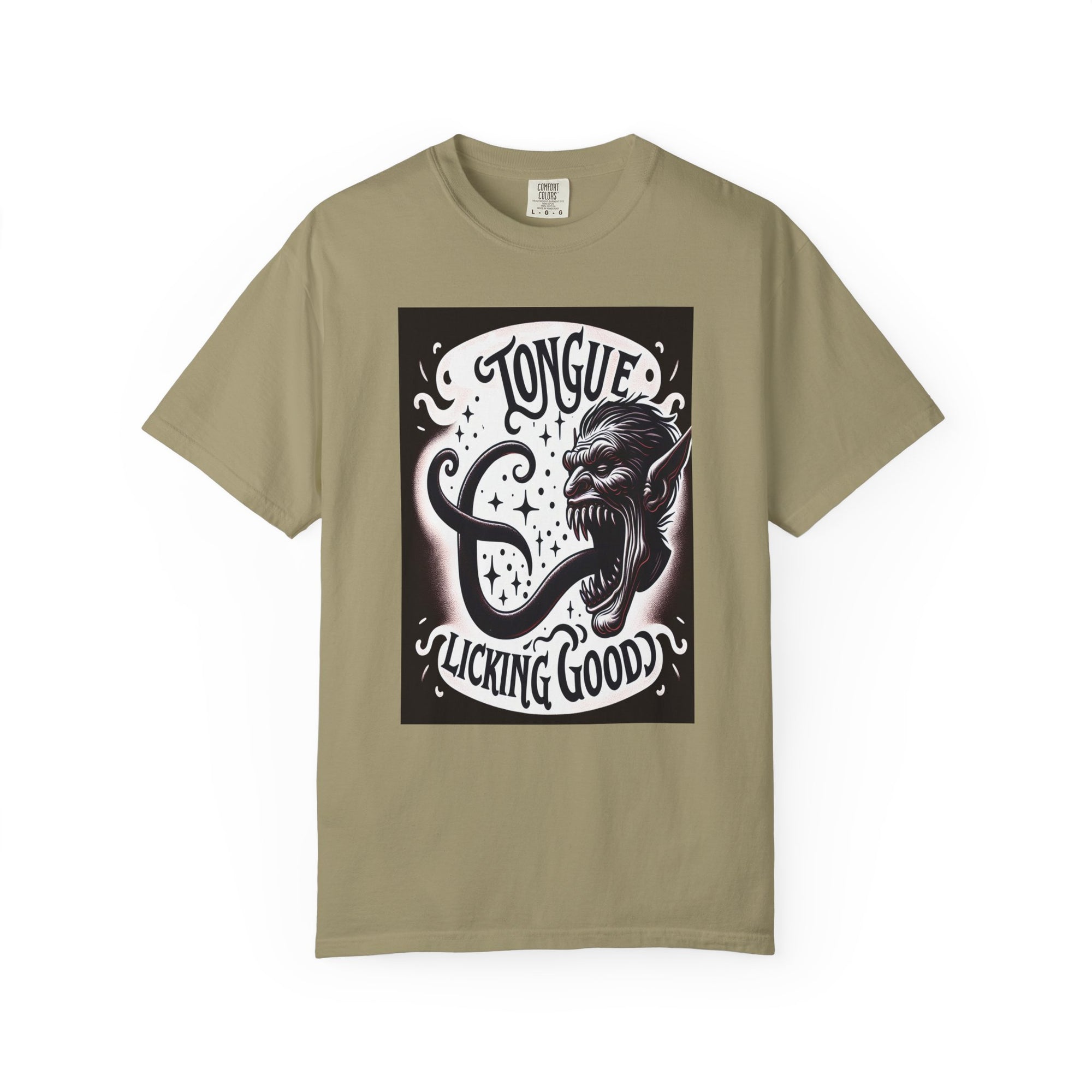Unisex Monster Tongue Graphic Printed T-shirt