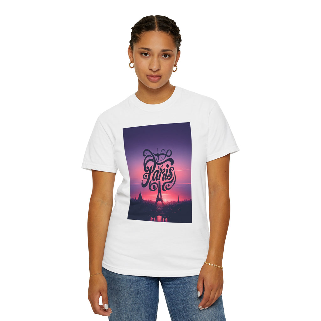Unisex Paris Printed T-shirt