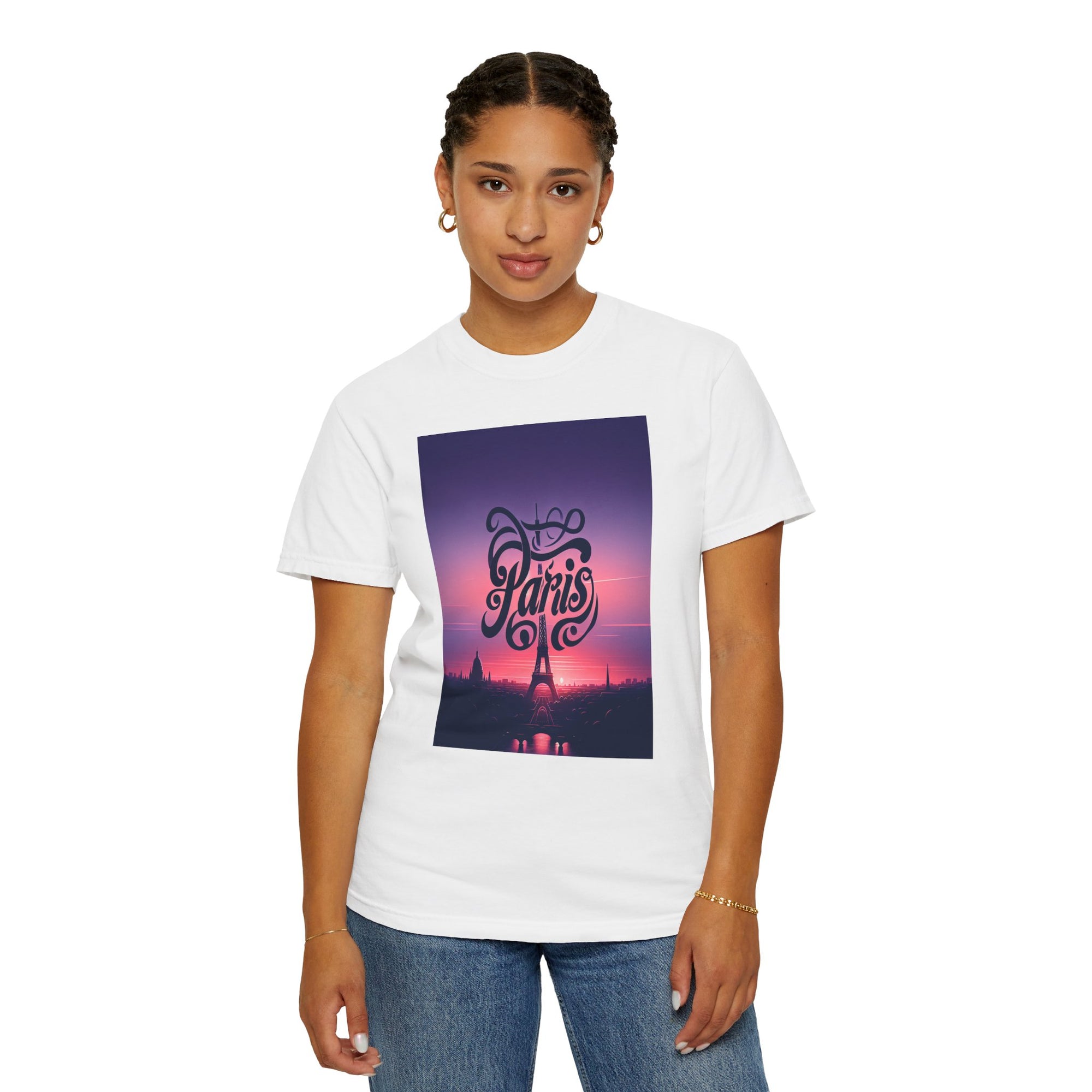 Unisex Paris Printed T-shirt