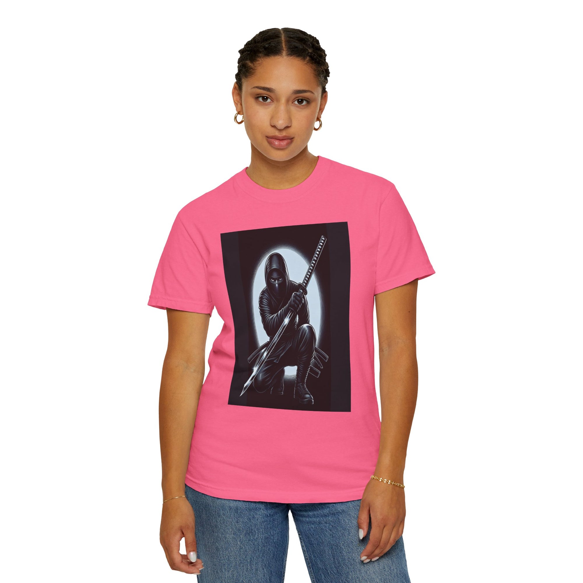 Unisex Ninja Graphic Printed T-shirt