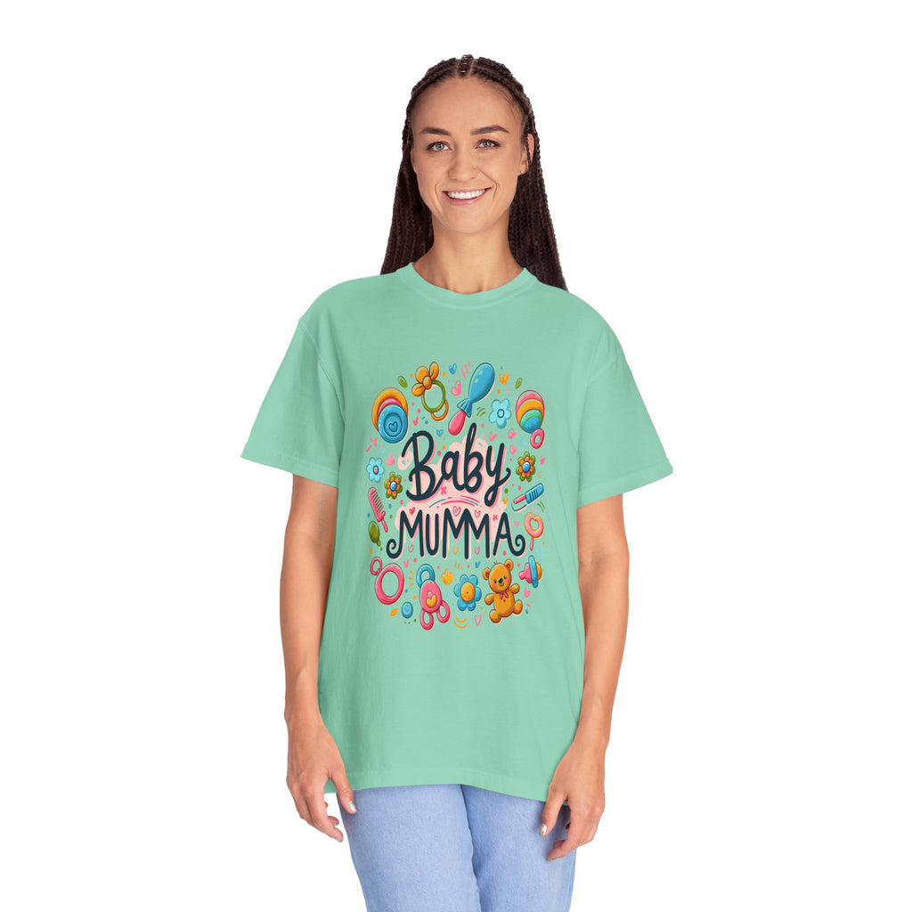 Unisex Garment-Dyed Baby Mumma T-shirt