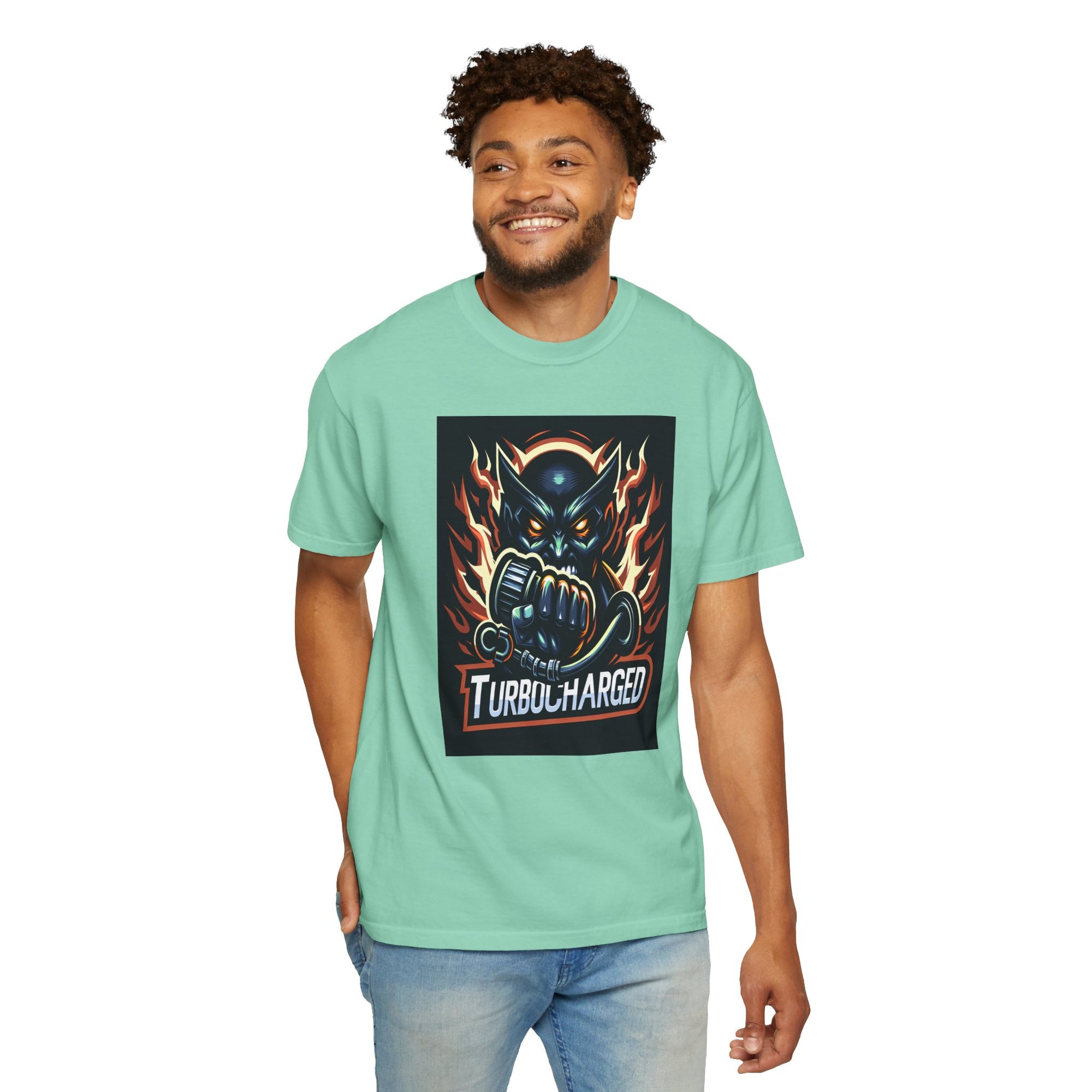Unisex Turbocharged Graphic Printed T-shirt