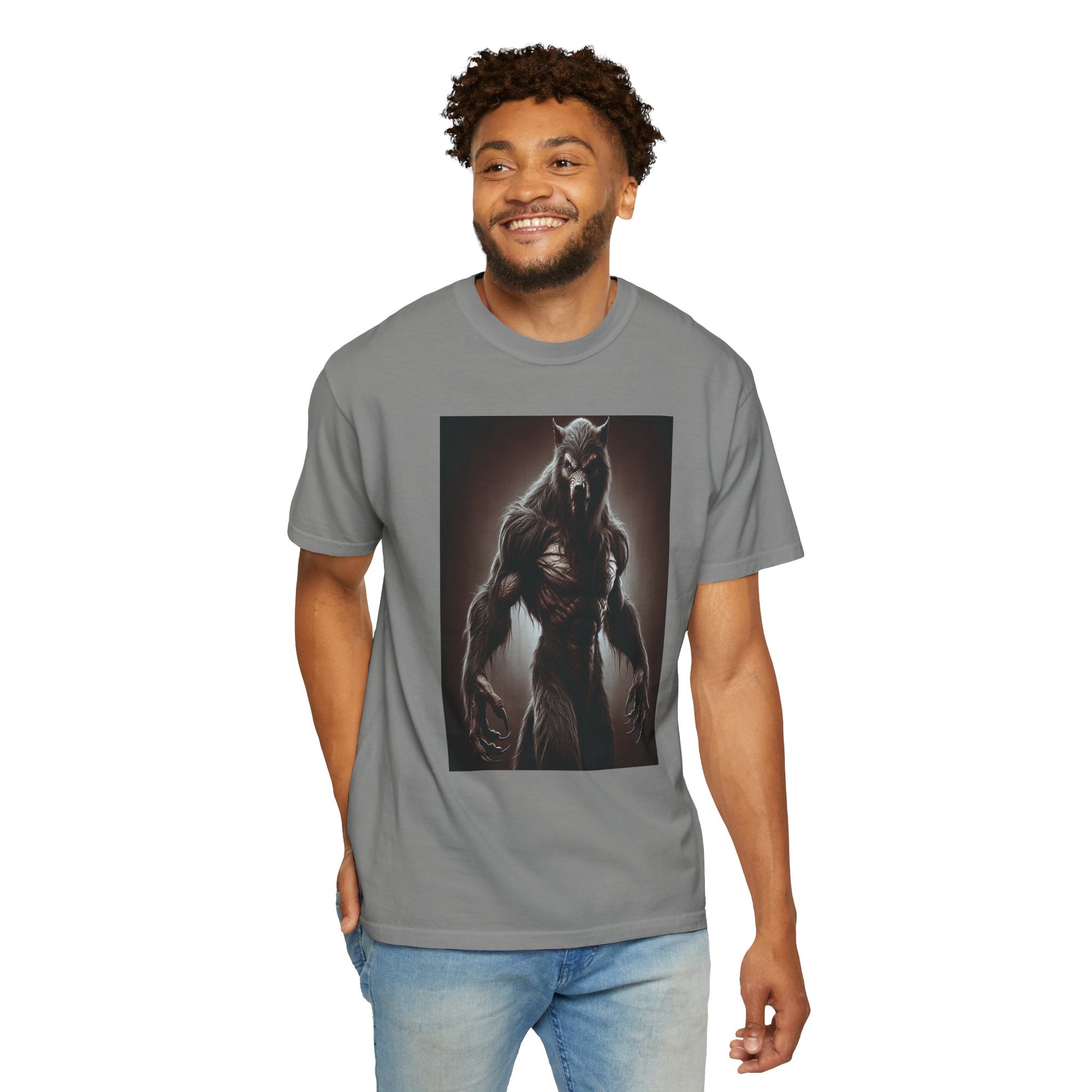 Unisex Werewolf Graphic Printed T-shirt