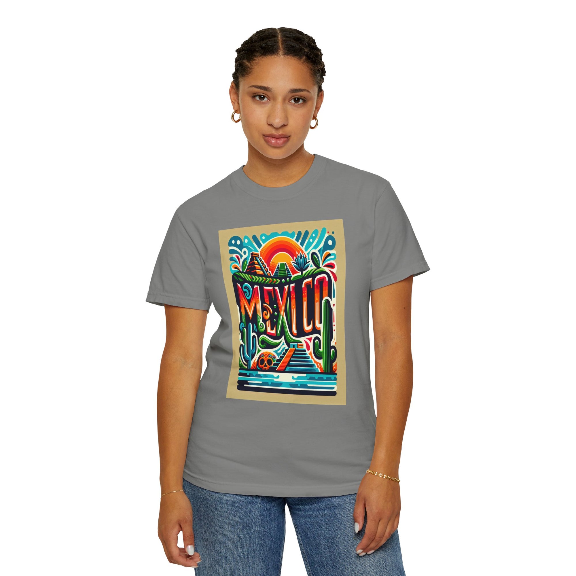 Unisex Mexico Printed T-shirt