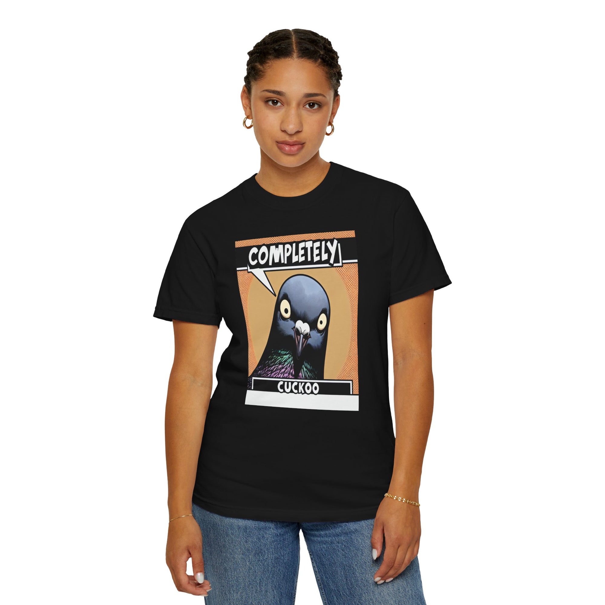 Unisex Completely Cuckoo Graphic Printed T-shirt