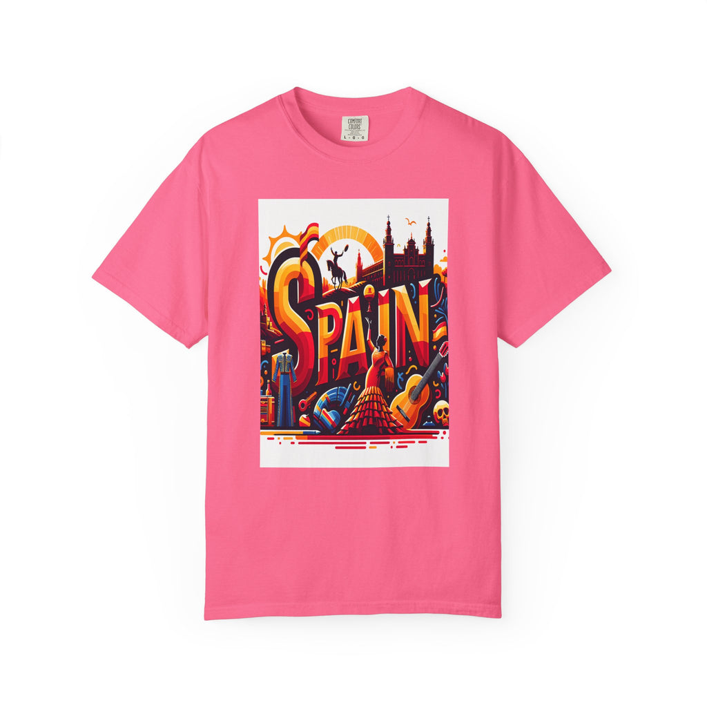Unisex Spain Printed T-shirt