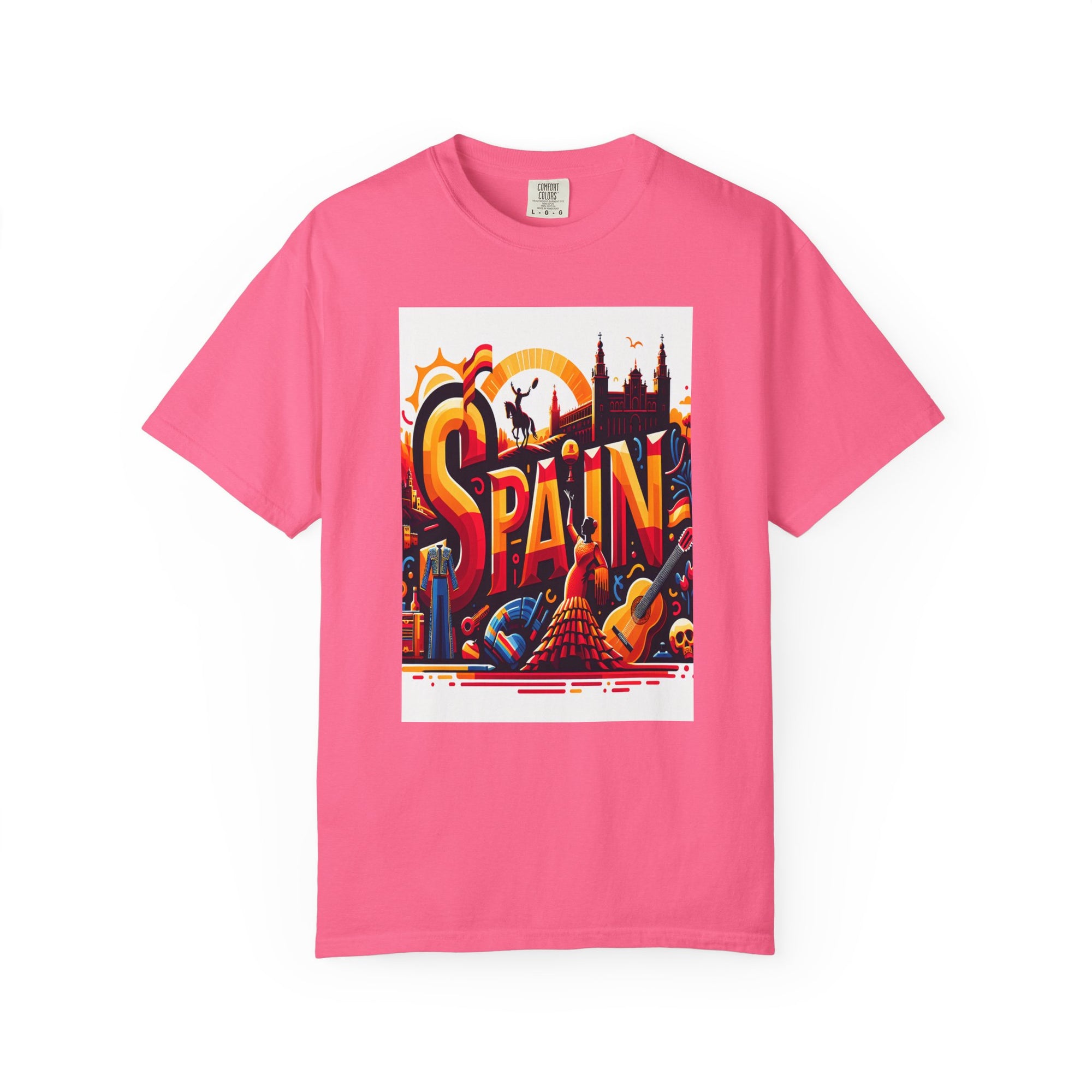 Unisex Spain Printed T-shirt