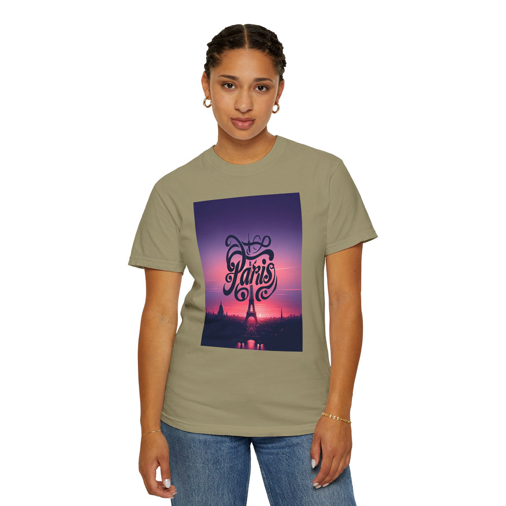 Unisex Paris Printed T-shirt