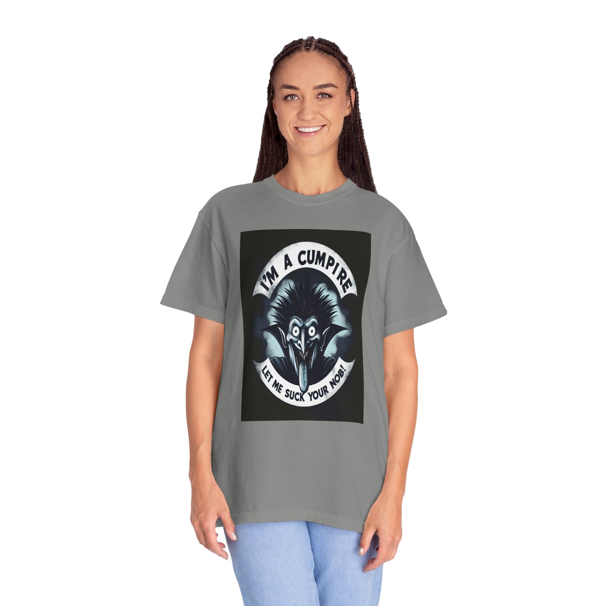 Unisex Rude Vampire Graphic Printed T-shirt