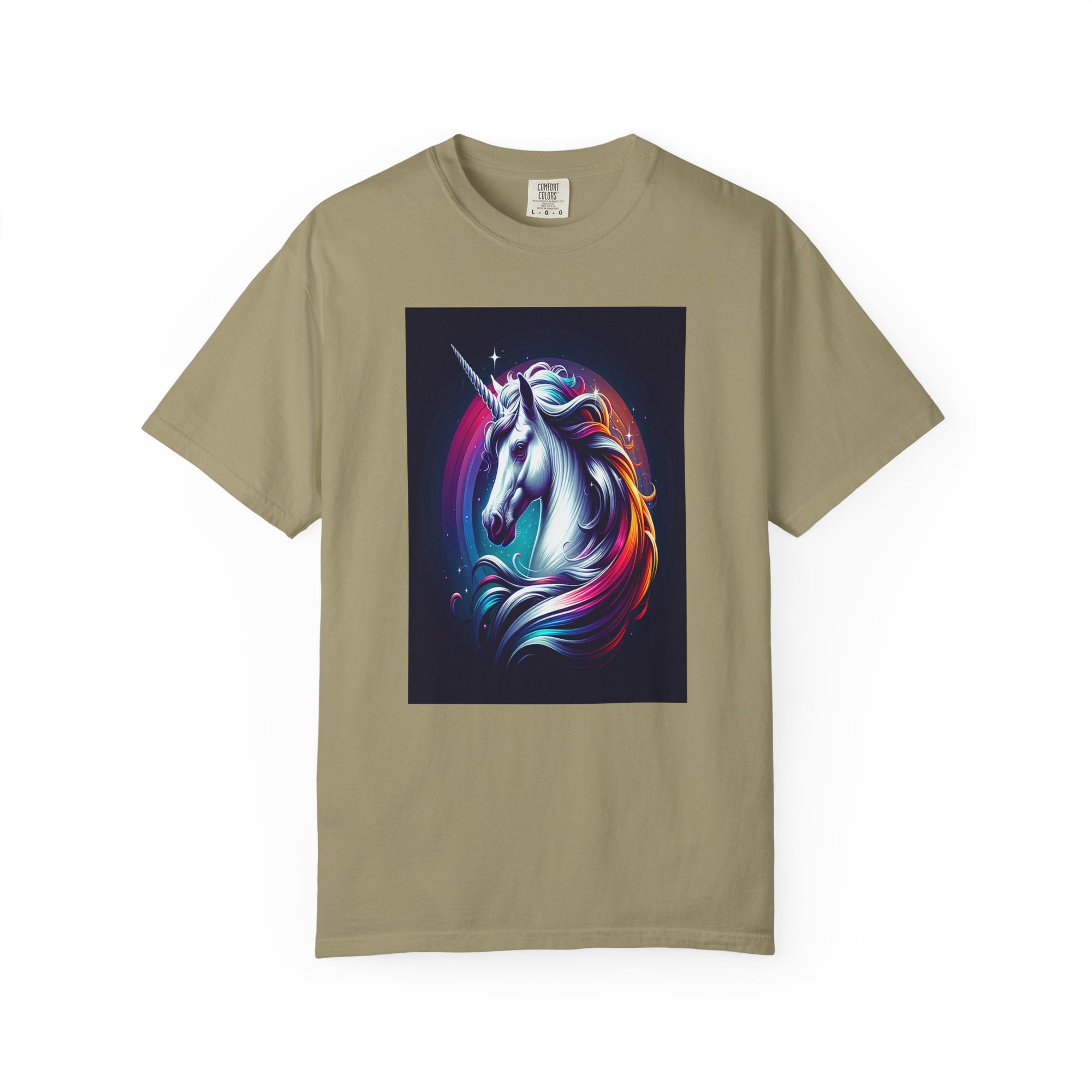 Unisex Unicorn Head Graphic Printed T-shirt