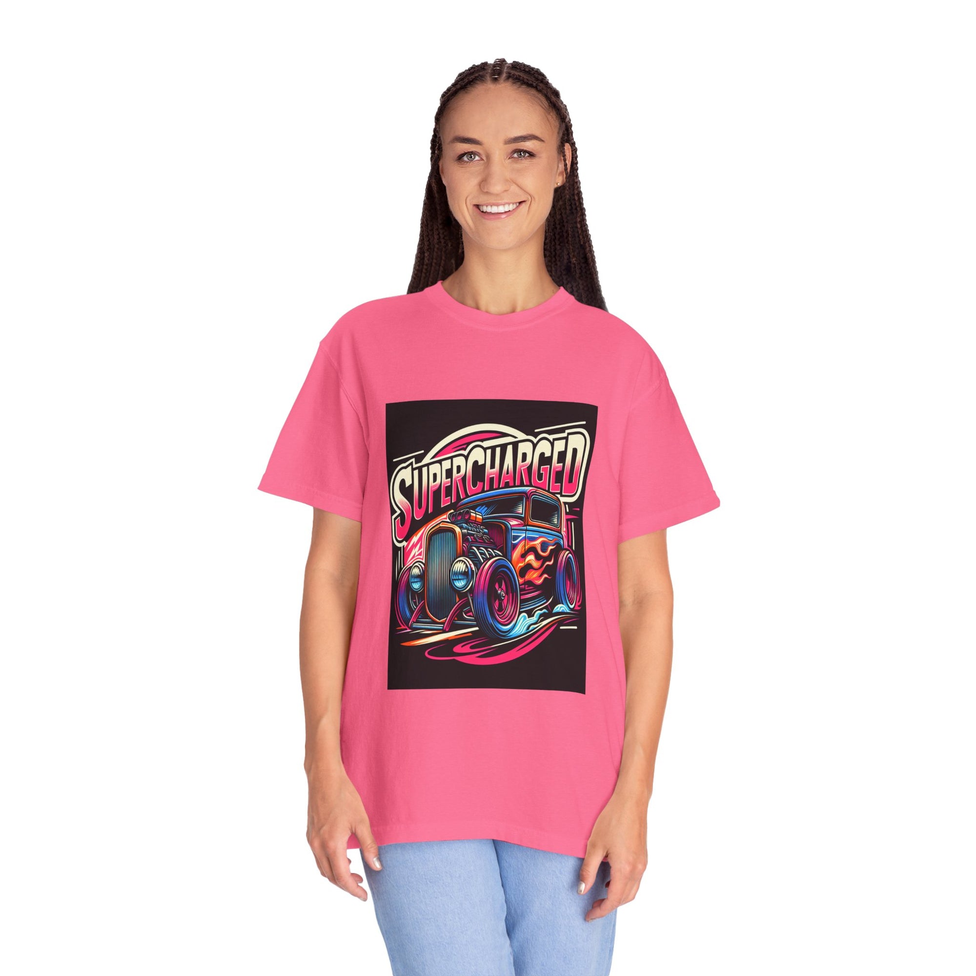 Unisex Supercharged Graphic Printed T-shirt