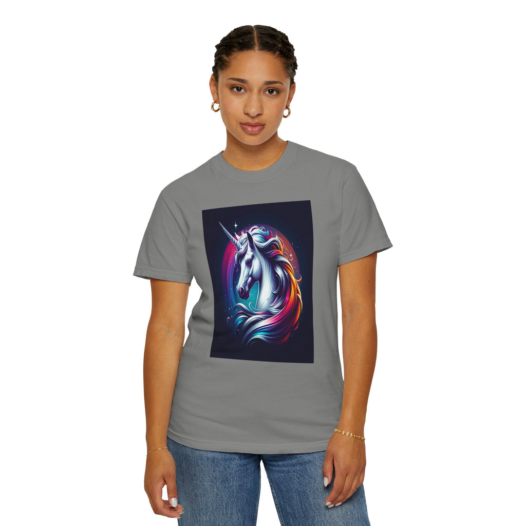 Unisex Unicorn Head Graphic Printed T-shirt