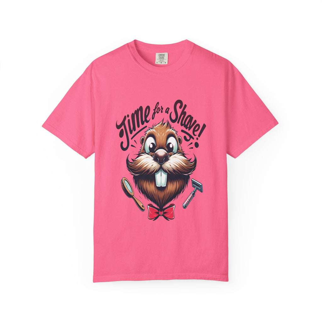 Unisex Time for a Shave Graphic Printed T-shirt