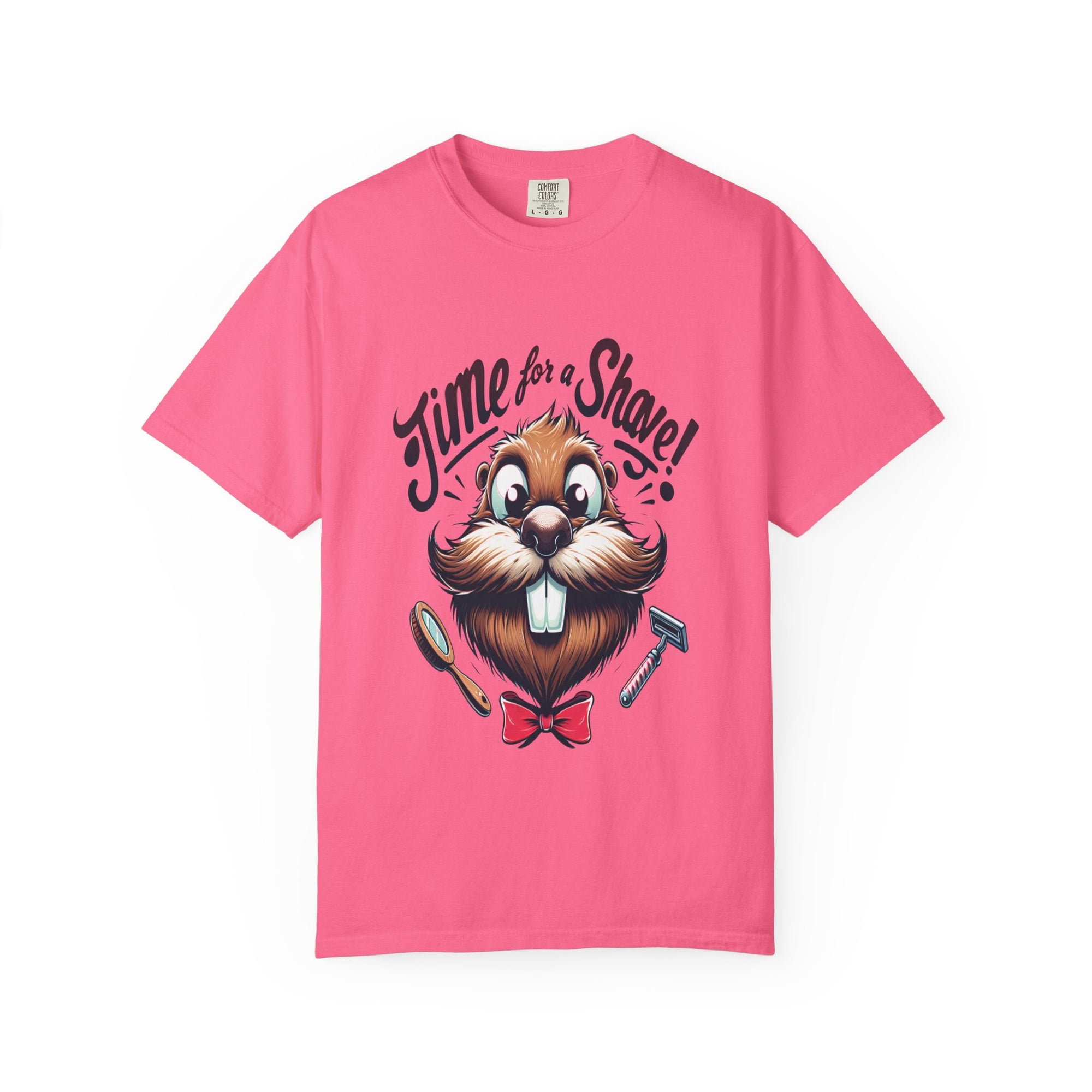 Unisex Time for a Shave Graphic Printed T-shirt