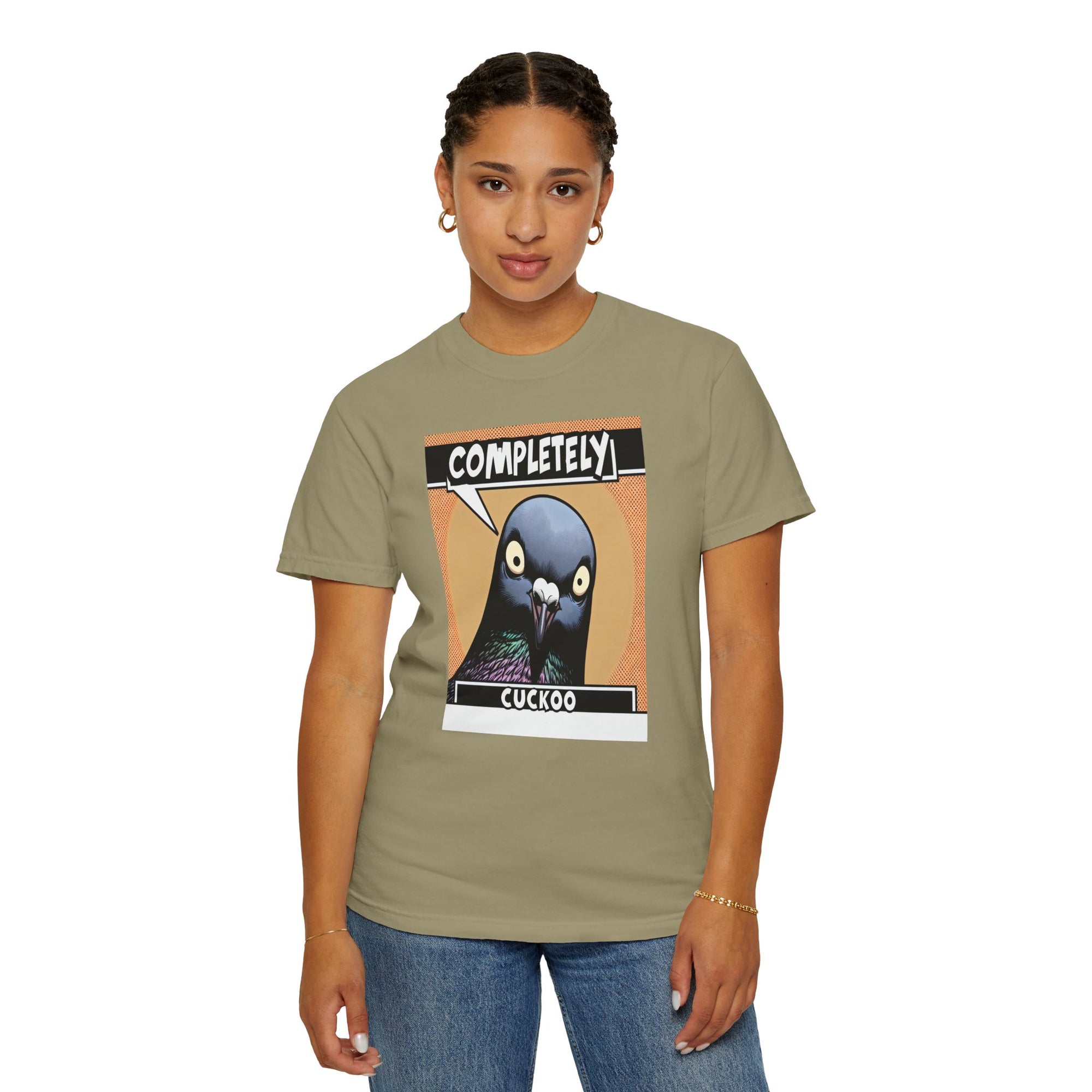 Unisex Completely Cuckoo Graphic Printed T-shirt