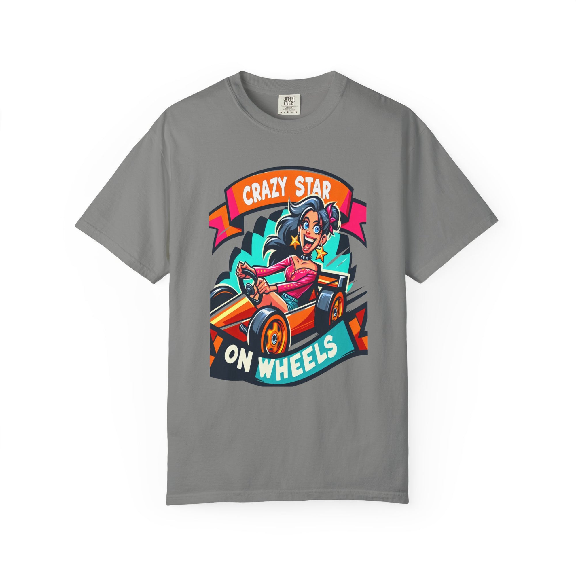 Unisex Crazy Star Graphic Printed T-shirt