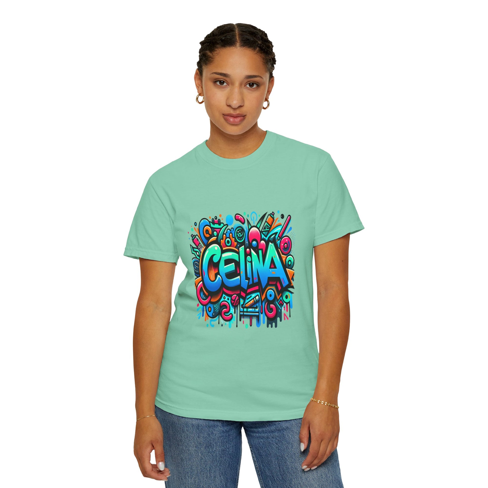 Unisex Name Celina Graphic Printed T-shirt