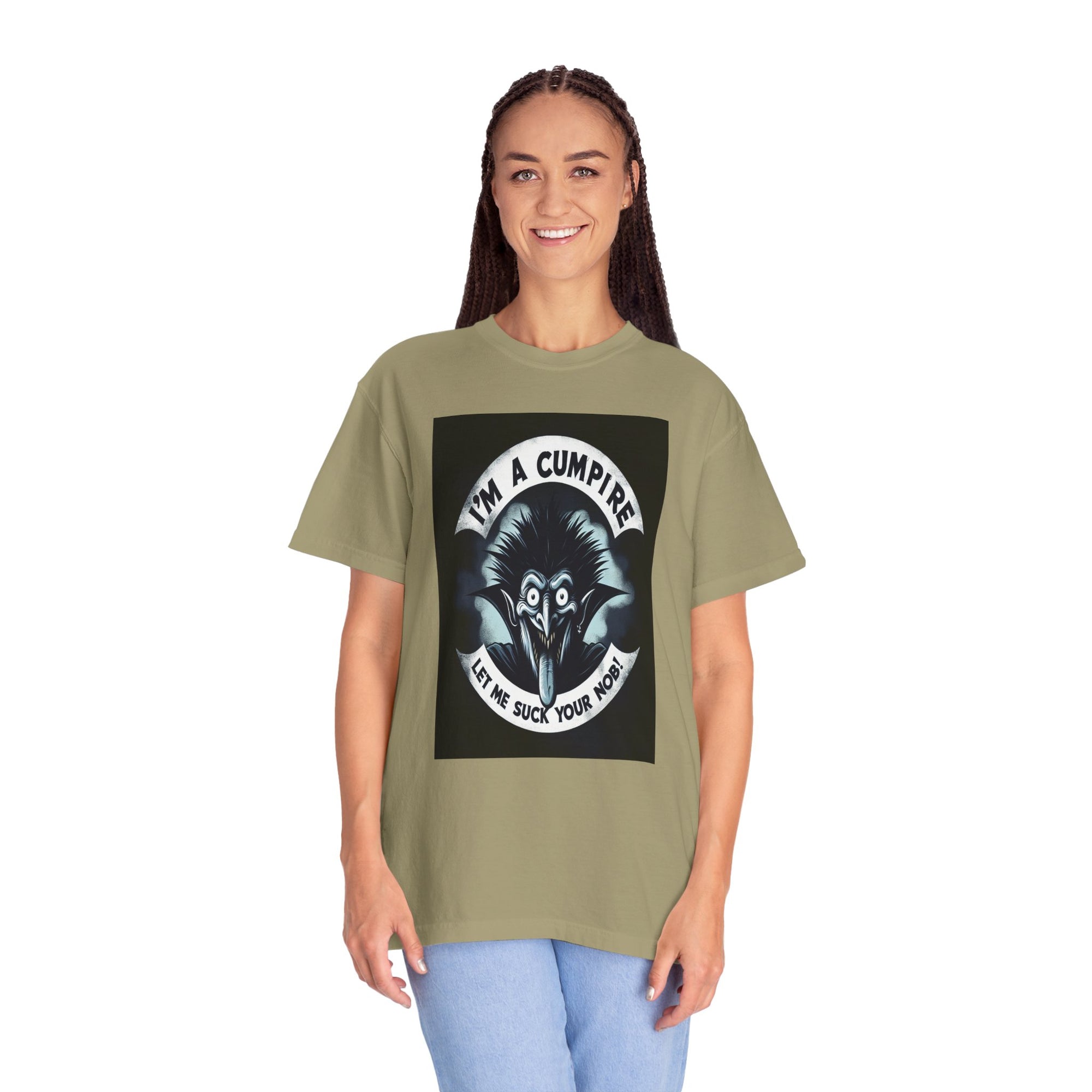 Unisex Rude Vampire Graphic Printed T-shirt