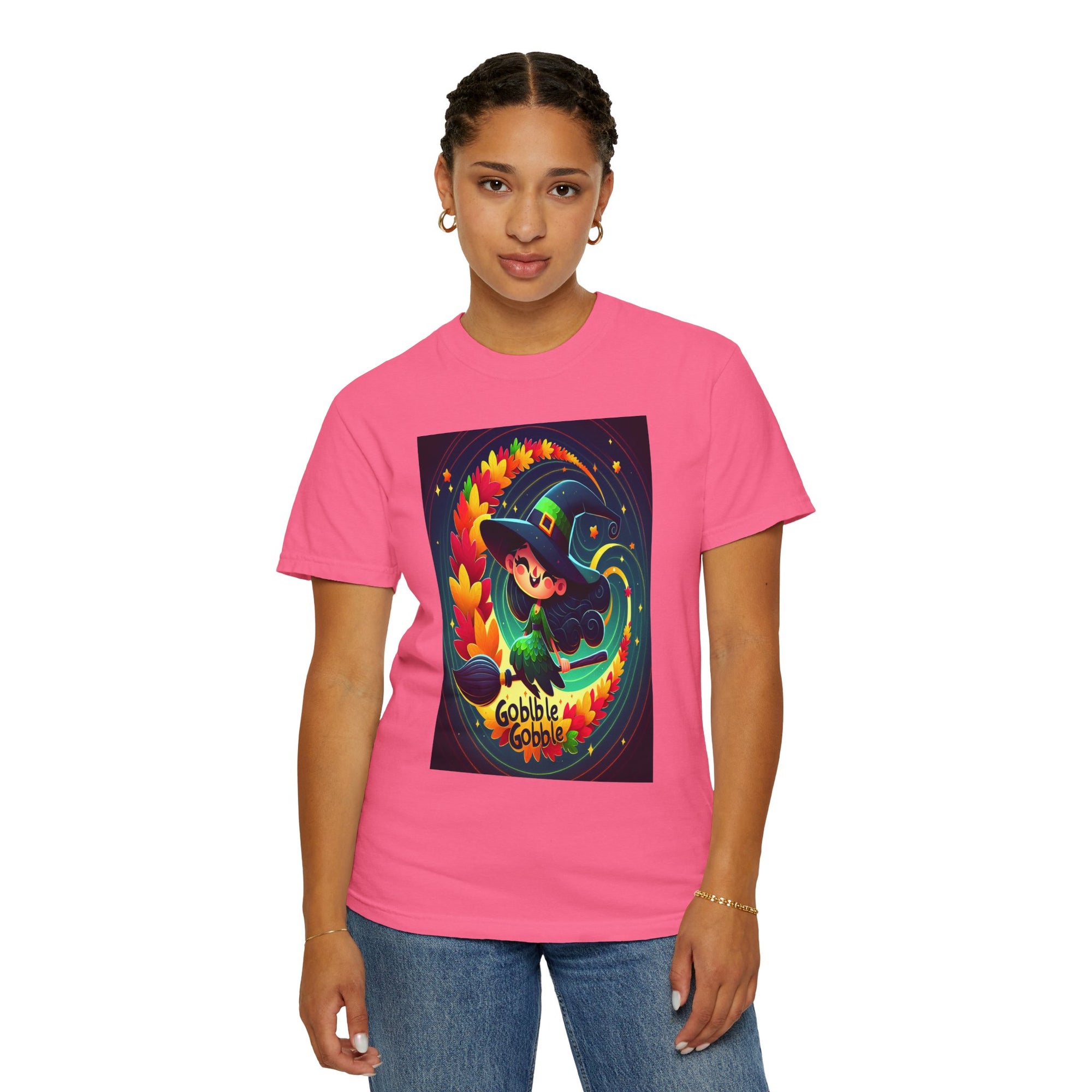 Unisex Witch Graphic Printed T-shirt
